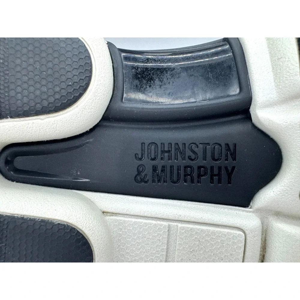 JOHNSTON & MURPHY XC4 Black Tanner Knit Wingtip Shoe Men's 10 Waterproof Comfort